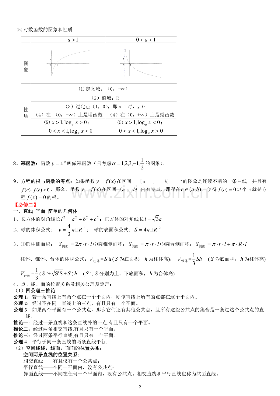 高中数学学业水平考试知识点.pdf_第2页