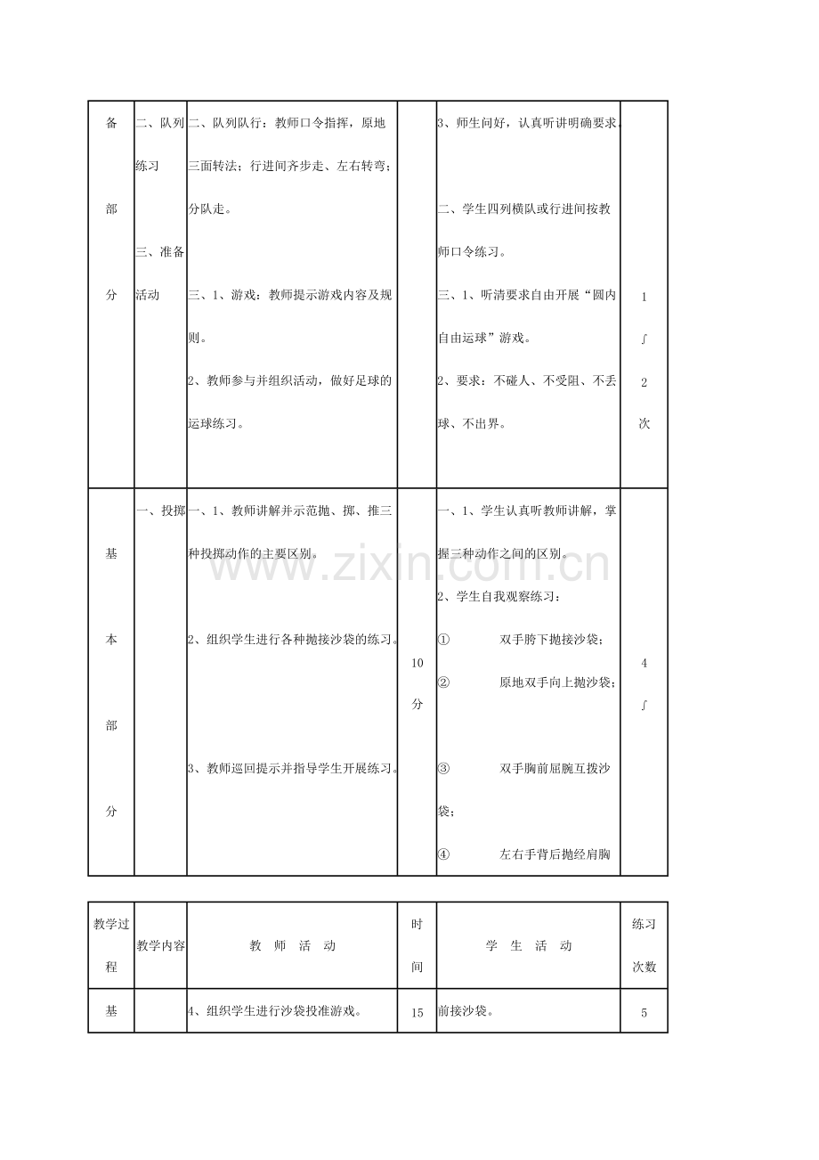 初中体育教案大全.pdf_第2页