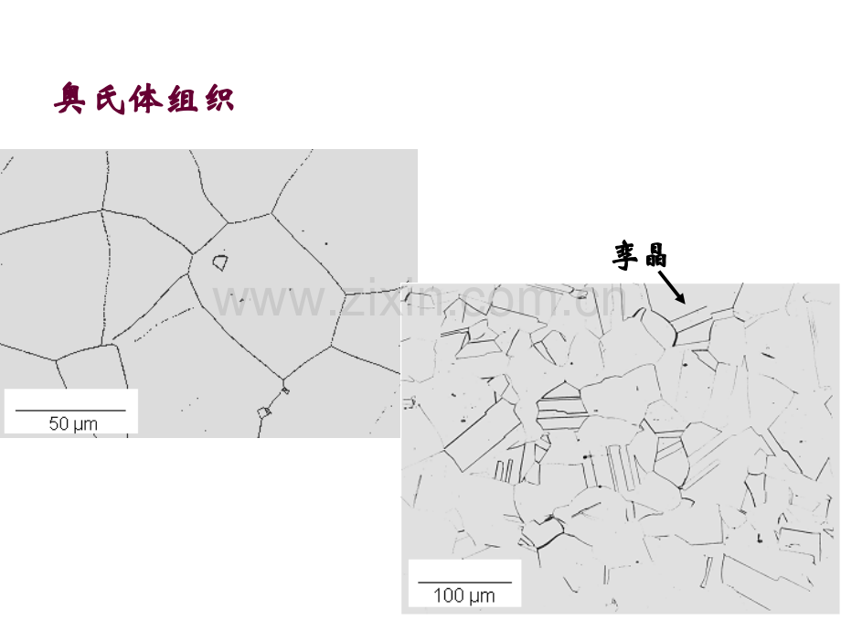 固态相变中的各种组织.pptx_第1页