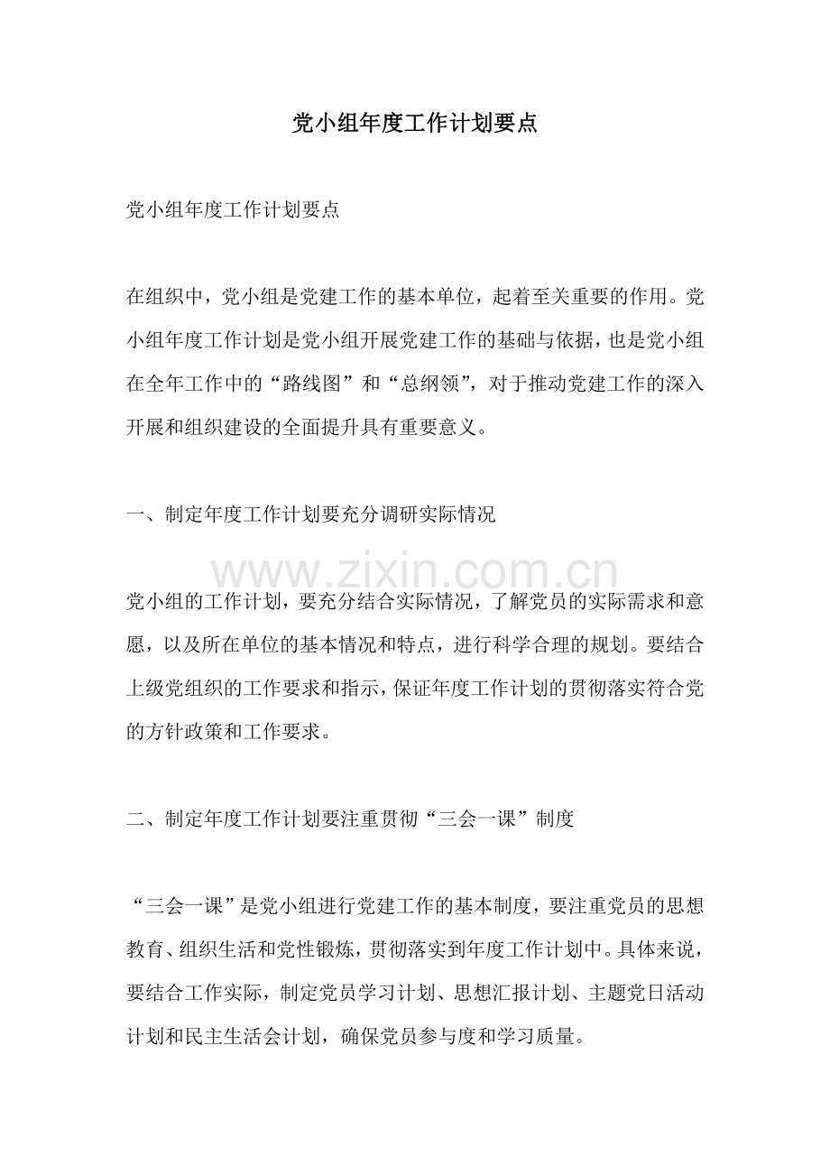 党小组年度工作计划要点.pdf_第1页