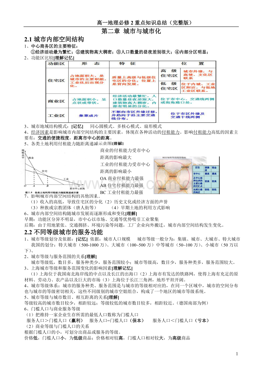 高一地理必修二知识点总结第二章.doc_第1页