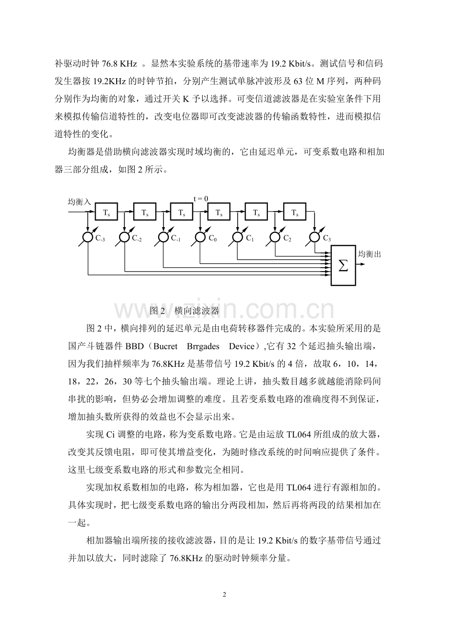 数字基带传输系统实验.doc_第2页