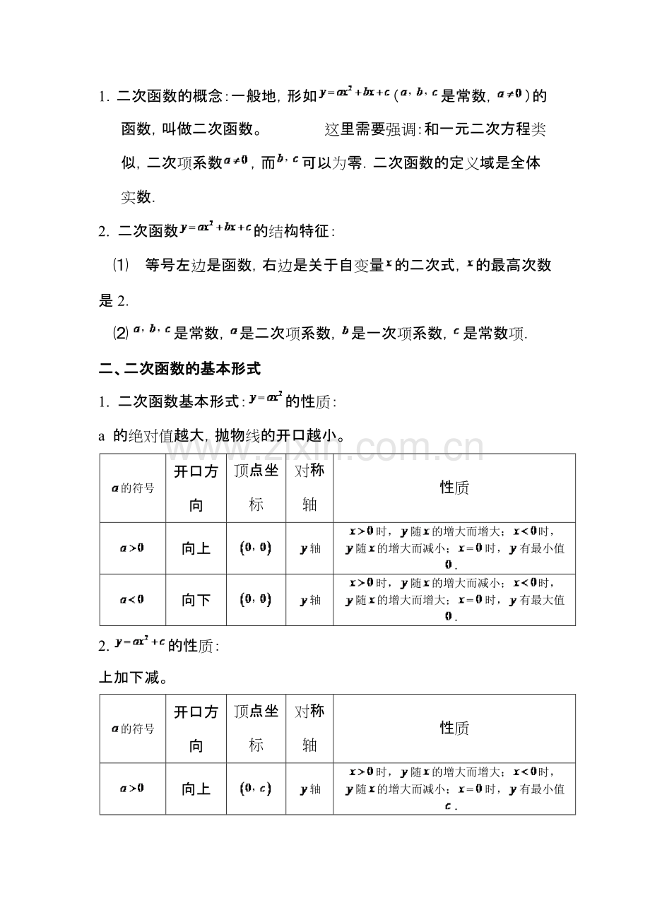 人教版九年级数学上个单元知识点总结.pdf_第3页