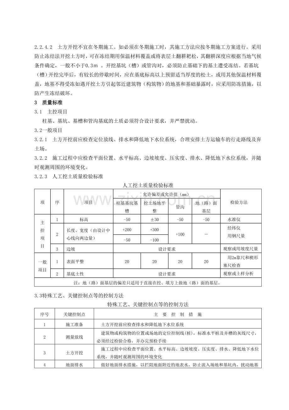 人工挖土工艺标准.doc_第3页