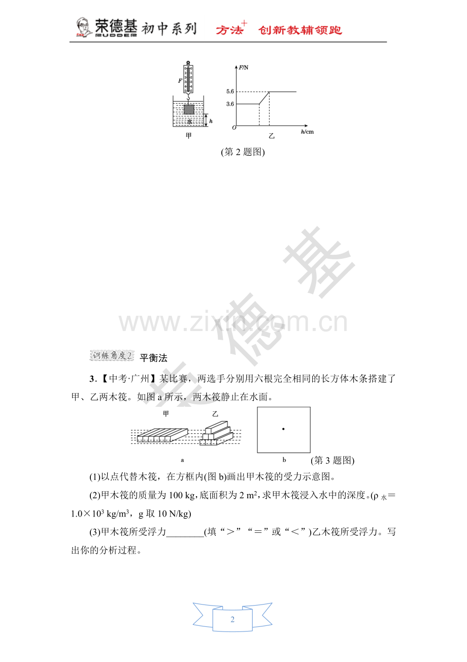 专训2-浮力的计算-(3).doc_第2页