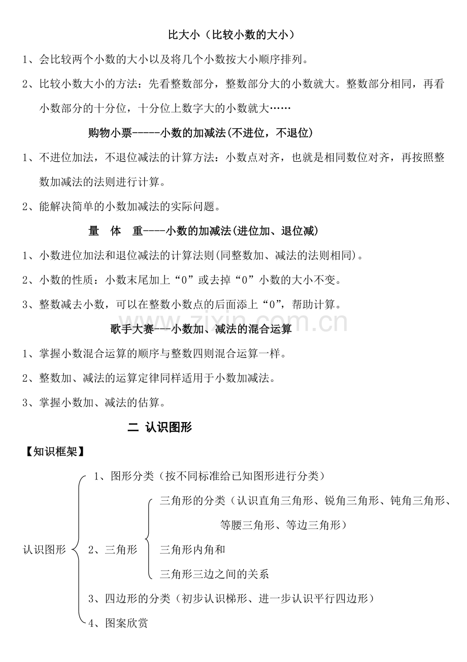 北师大四年级数学下册知识点.doc_第3页