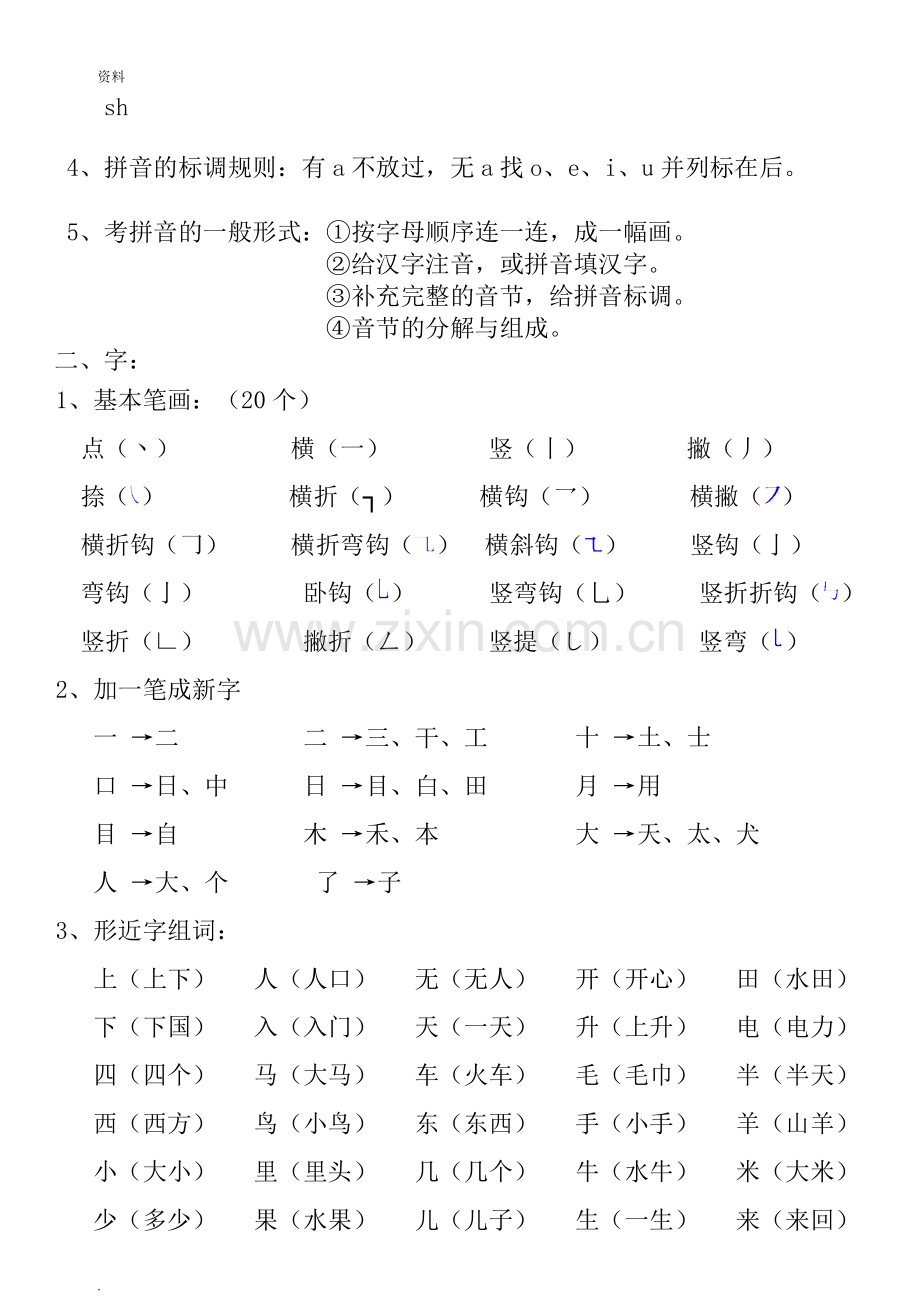 小学-年级语文知识点复习.pdf_第2页