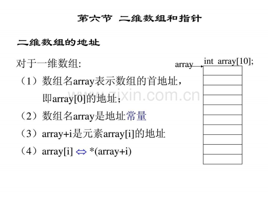 指针与二维数组.pptx_第1页