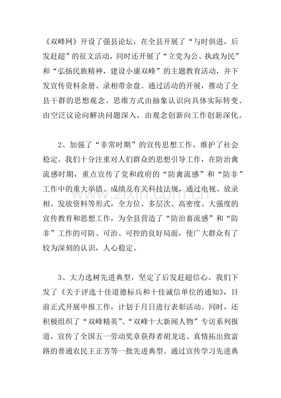 XX宣传思想工作总结.docx_第2页