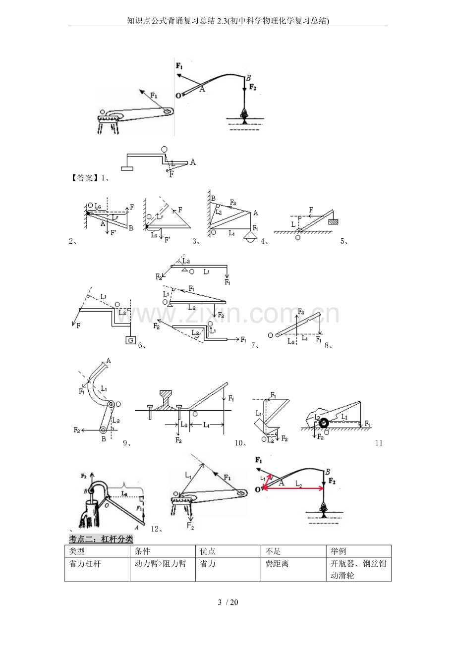 知识点公式背诵复习总结2.3(初中科学物理化学复习总结).pdf_第3页