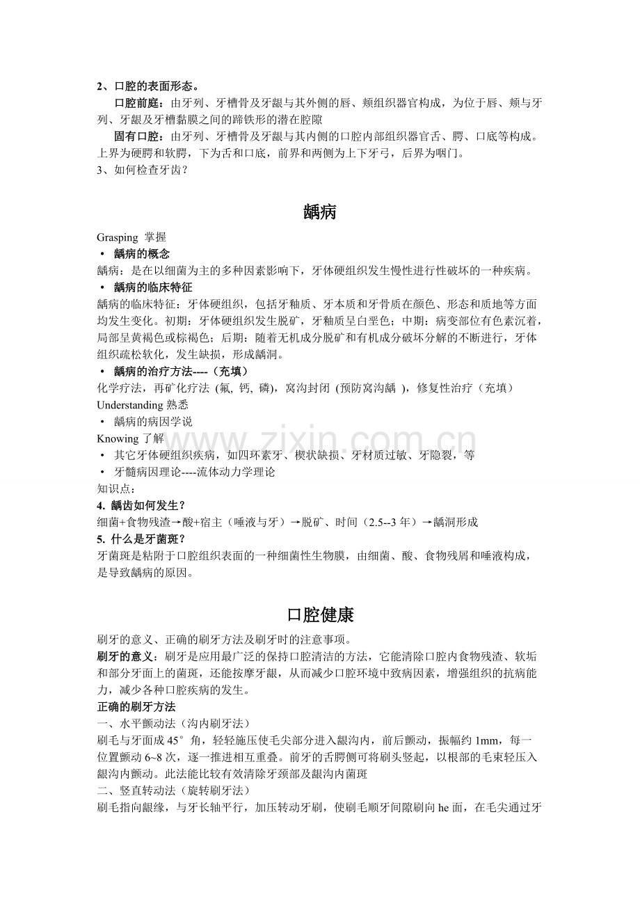 口腔科学知识要点.pdf_第2页