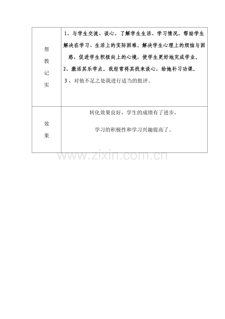 党员教师联系学生记录表.doc_第2页