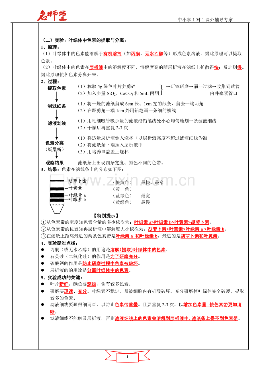 2017年人教版生物必修一呼吸作用与光合作用知识点经典例题以及详答.pdf_第2页