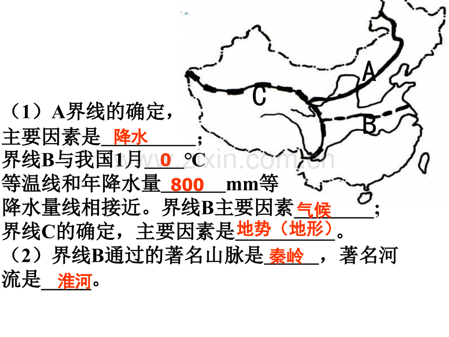 人教版八年级地理下册读图总复习共.pptx_第3页