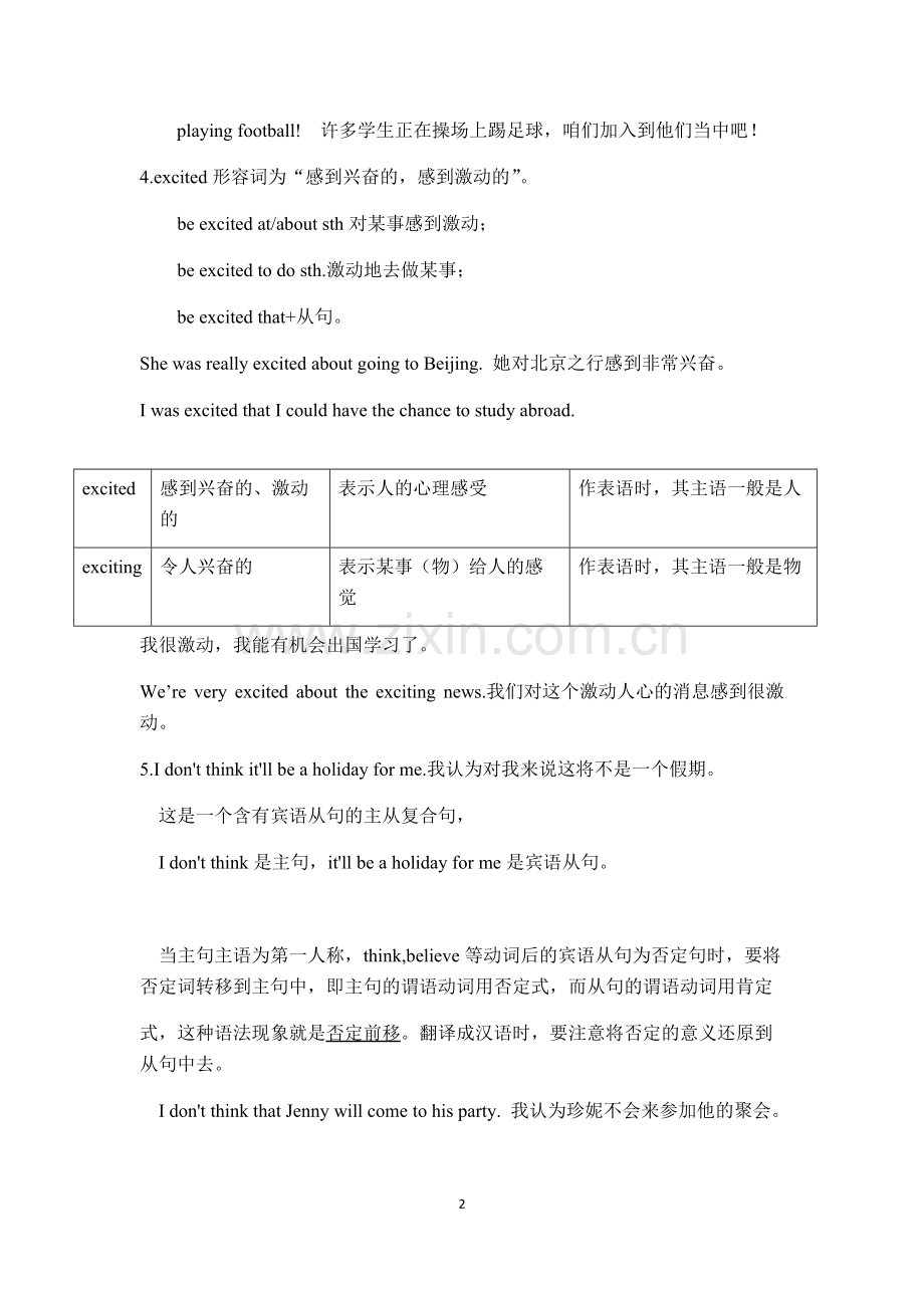 牛津译林8B-Unit2知识点.pdf_第2页