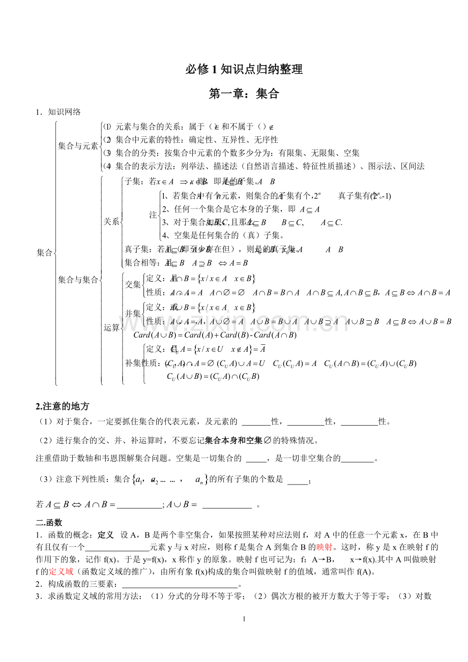 高二数学学考知识点总结课堂资料《数学知识点归纳》.pdf_第1页