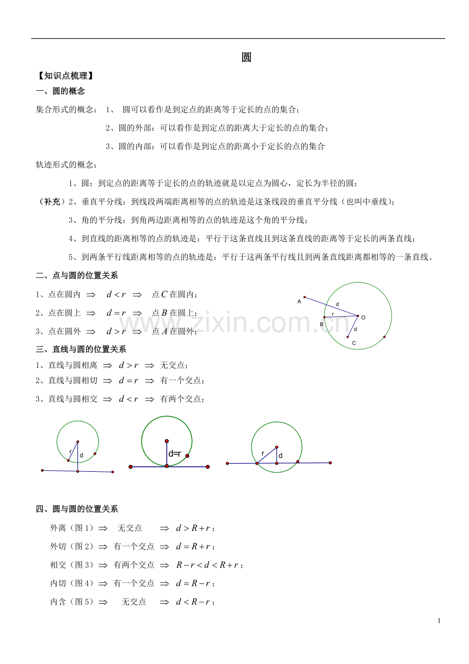 圆知识梳理+题型归纳附答案-(详细知识点归纳+中考真题).pdf_第1页