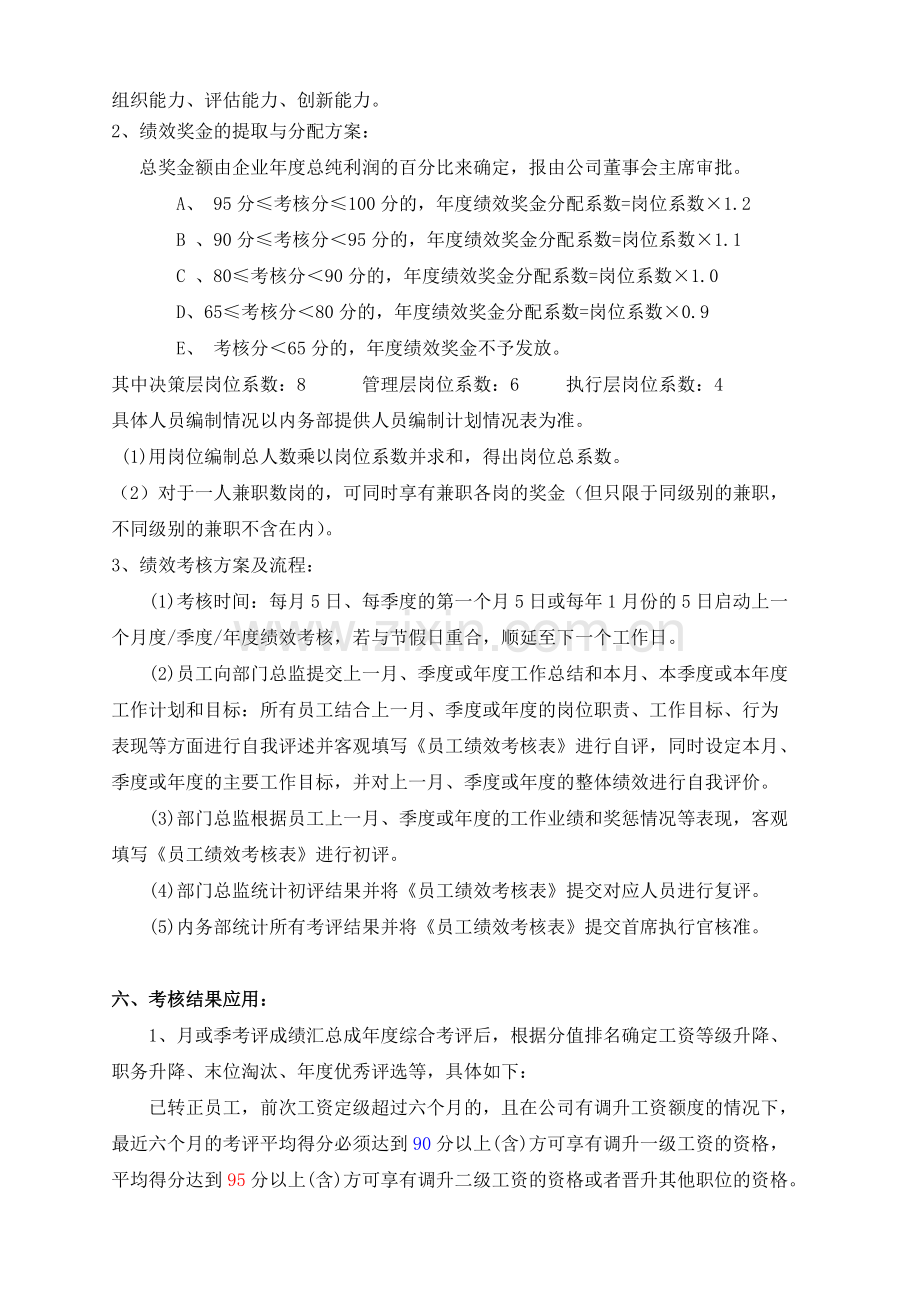 APP平台企业绩效考核制度10172.pdf_第3页