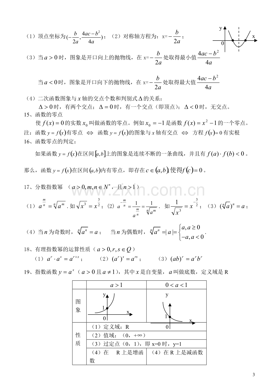 人教版高中数学必修一至必修五知识点总结大全.pdf_第3页