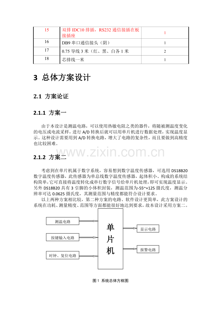 基于51单片机与DS18B20的数字温度计设计.doc_第3页