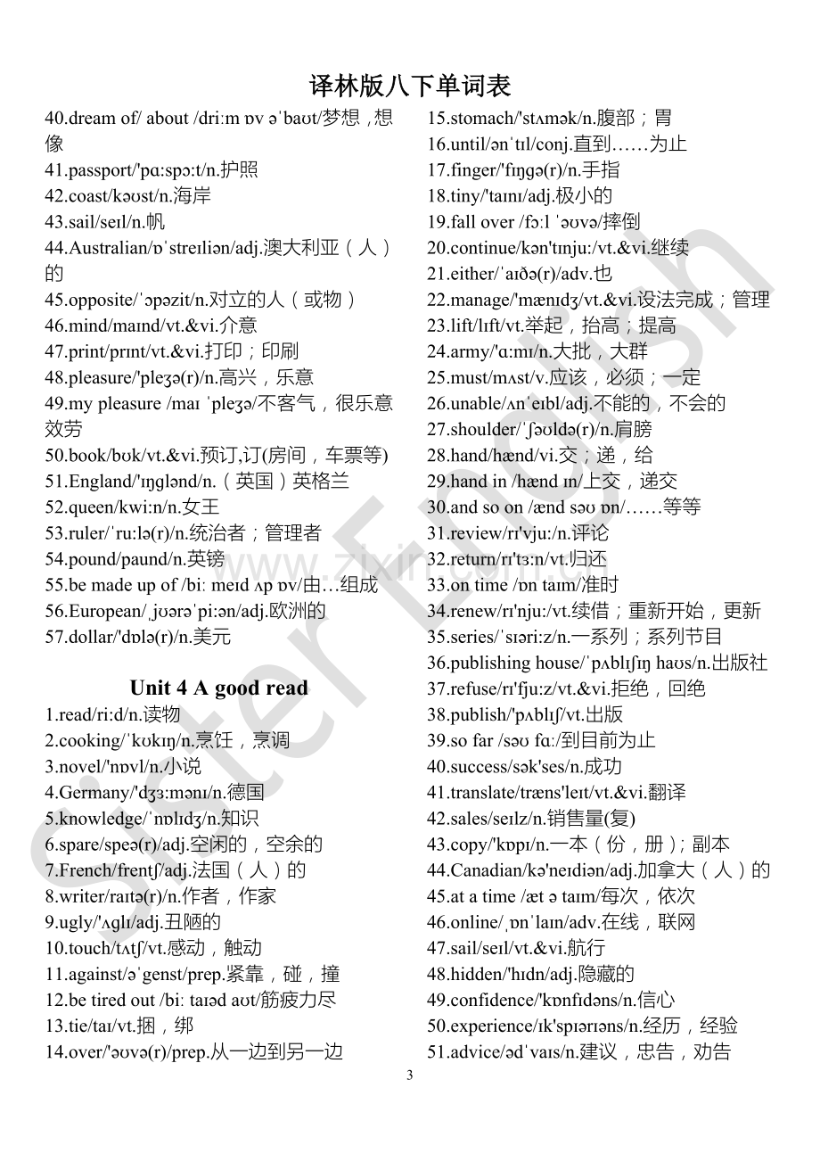 (word)译林版英语八年级下册单词表.doc_第3页