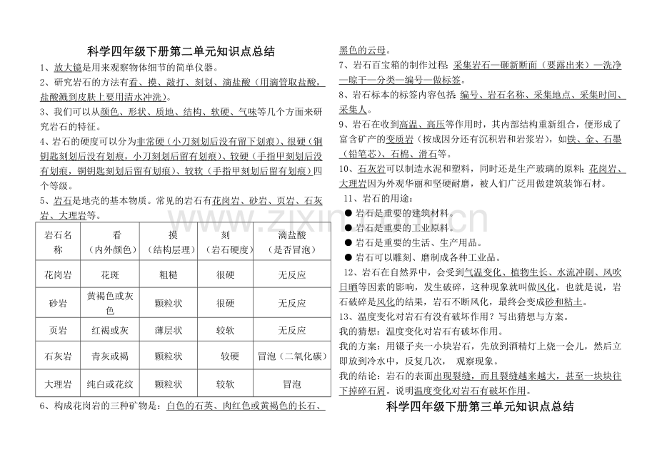 青岛版科学四年级下册单元知识点.doc_第2页