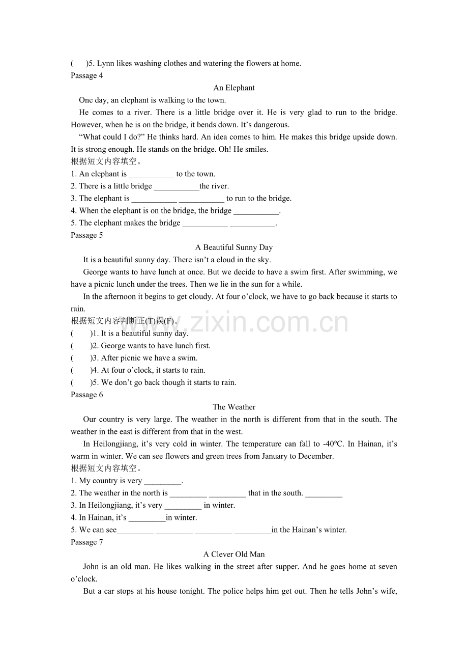 小学英语阅读100篇天天练前十篇(五年级用).doc_第2页