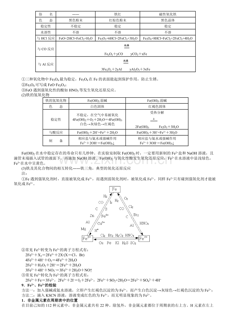 高一必修一化学必备知识点总结.pdf_第3页