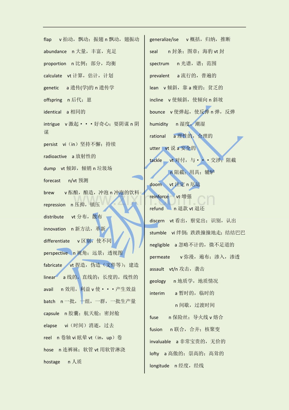 六级高频词汇(乱序版).doc_第3页