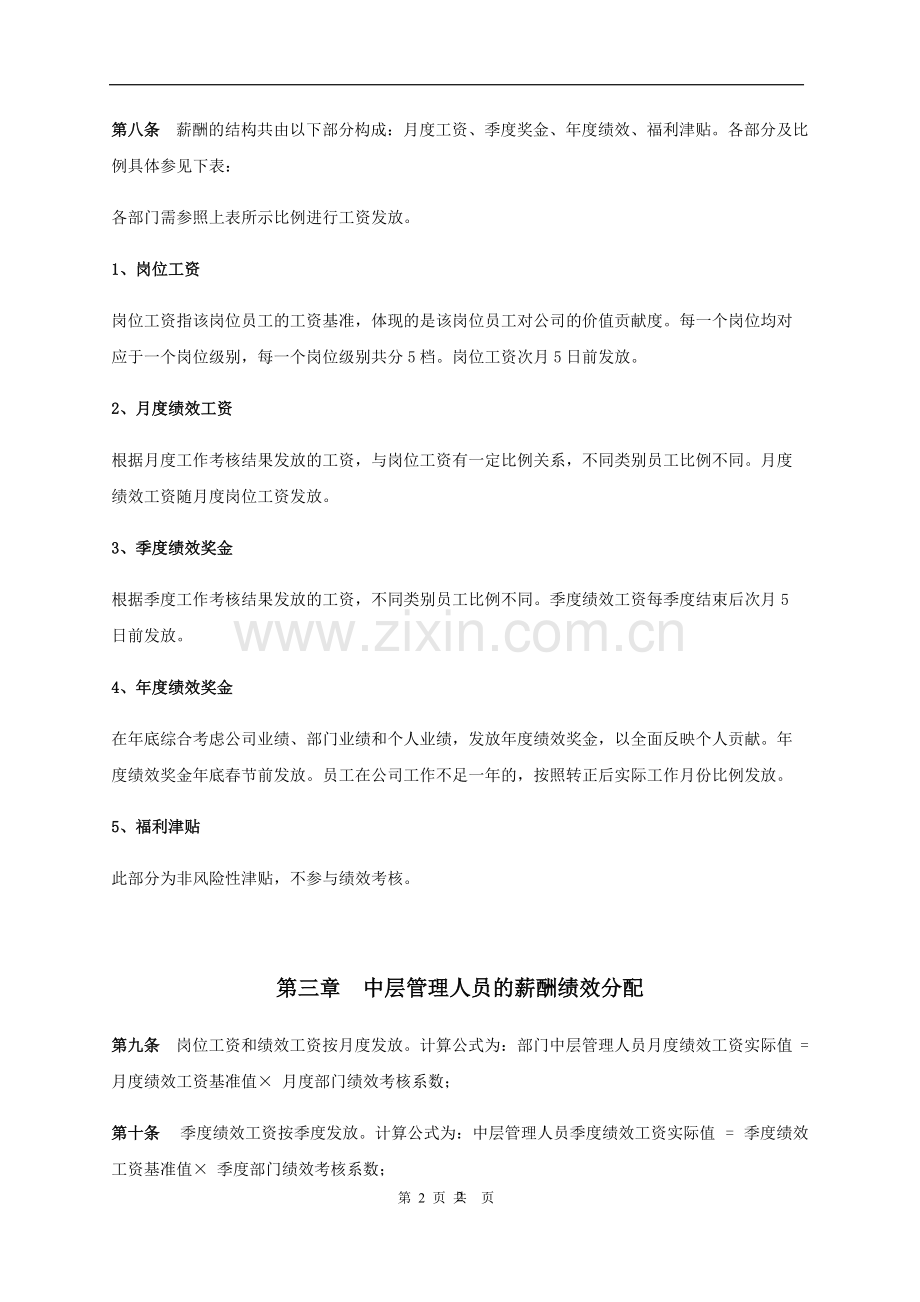 学而思薪酬绩效管理制度与全套工具.pdf_第2页