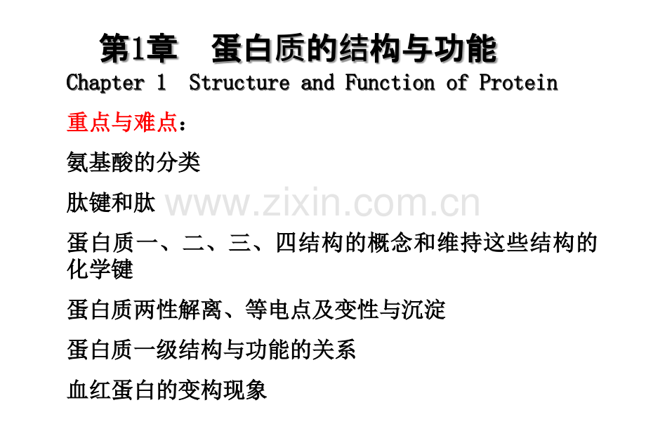 蛋白质的结构与功能.ppt_第2页