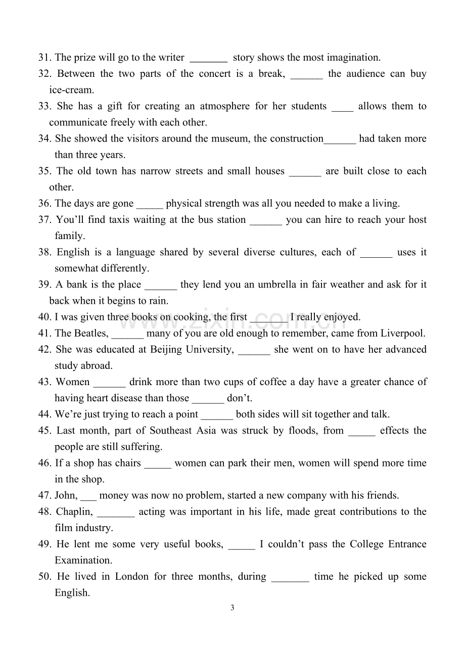 高考英语-定语从句练习题.doc_第3页