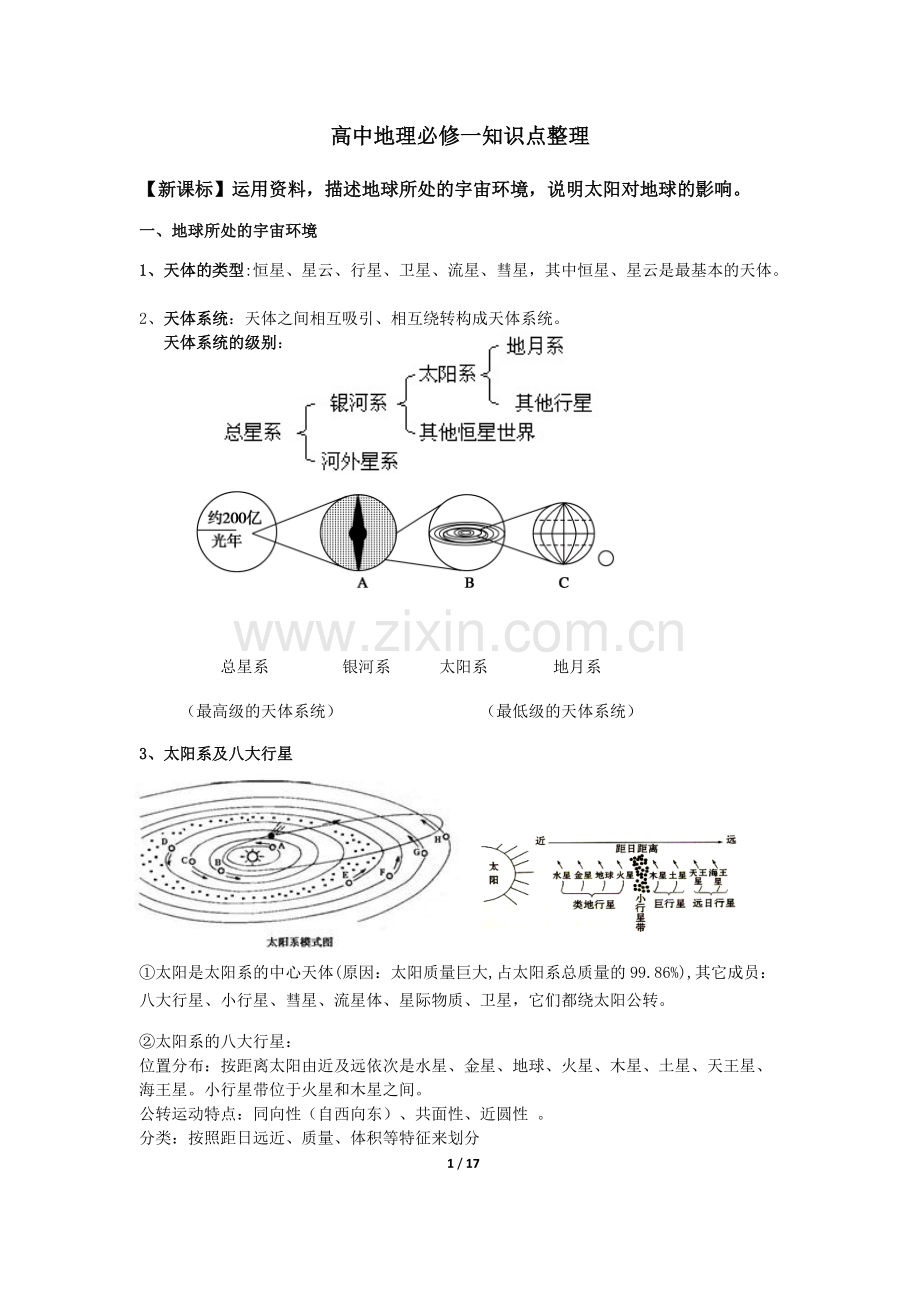 必修一地理知识点整理.pdf_第1页