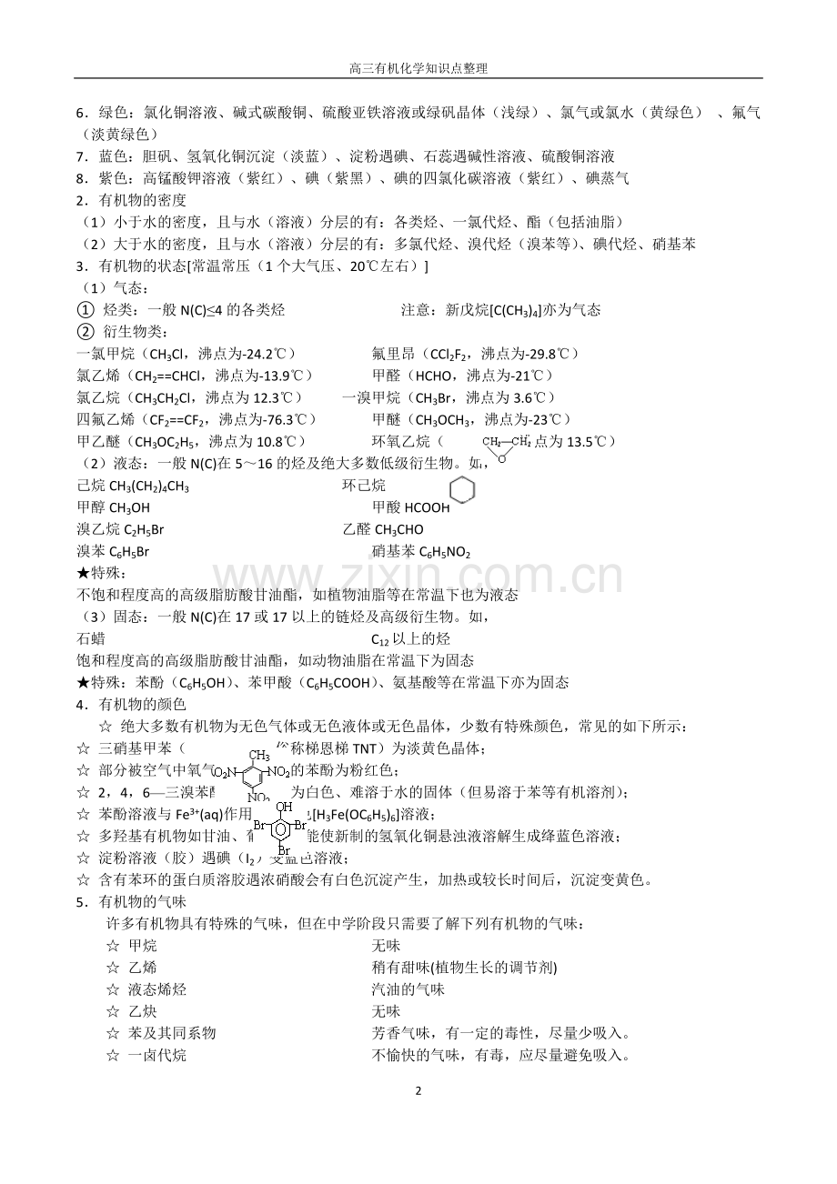 高中有机化学知识归纳总结-全.doc_第2页