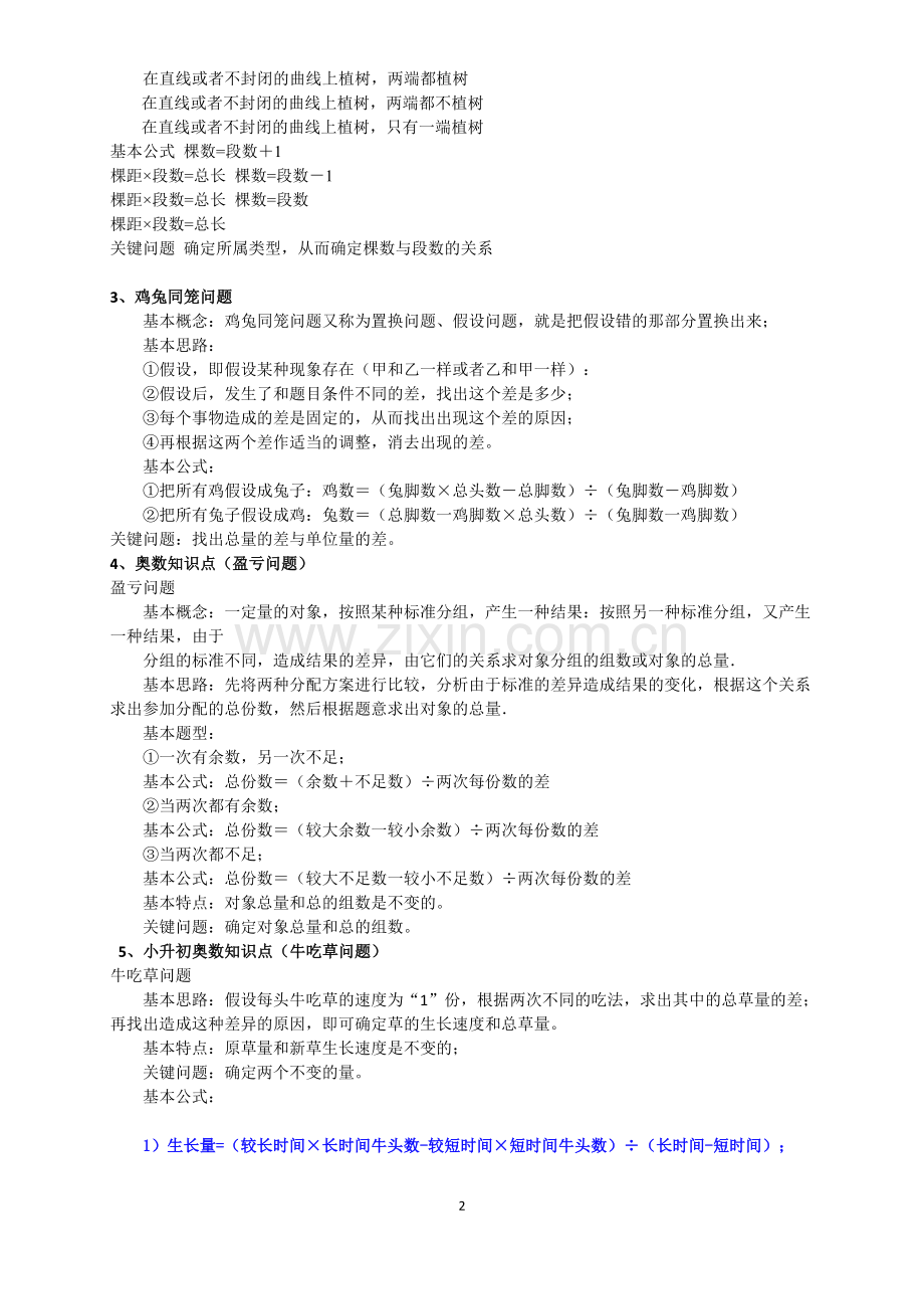 小升初奥数知识点整理.pdf_第2页