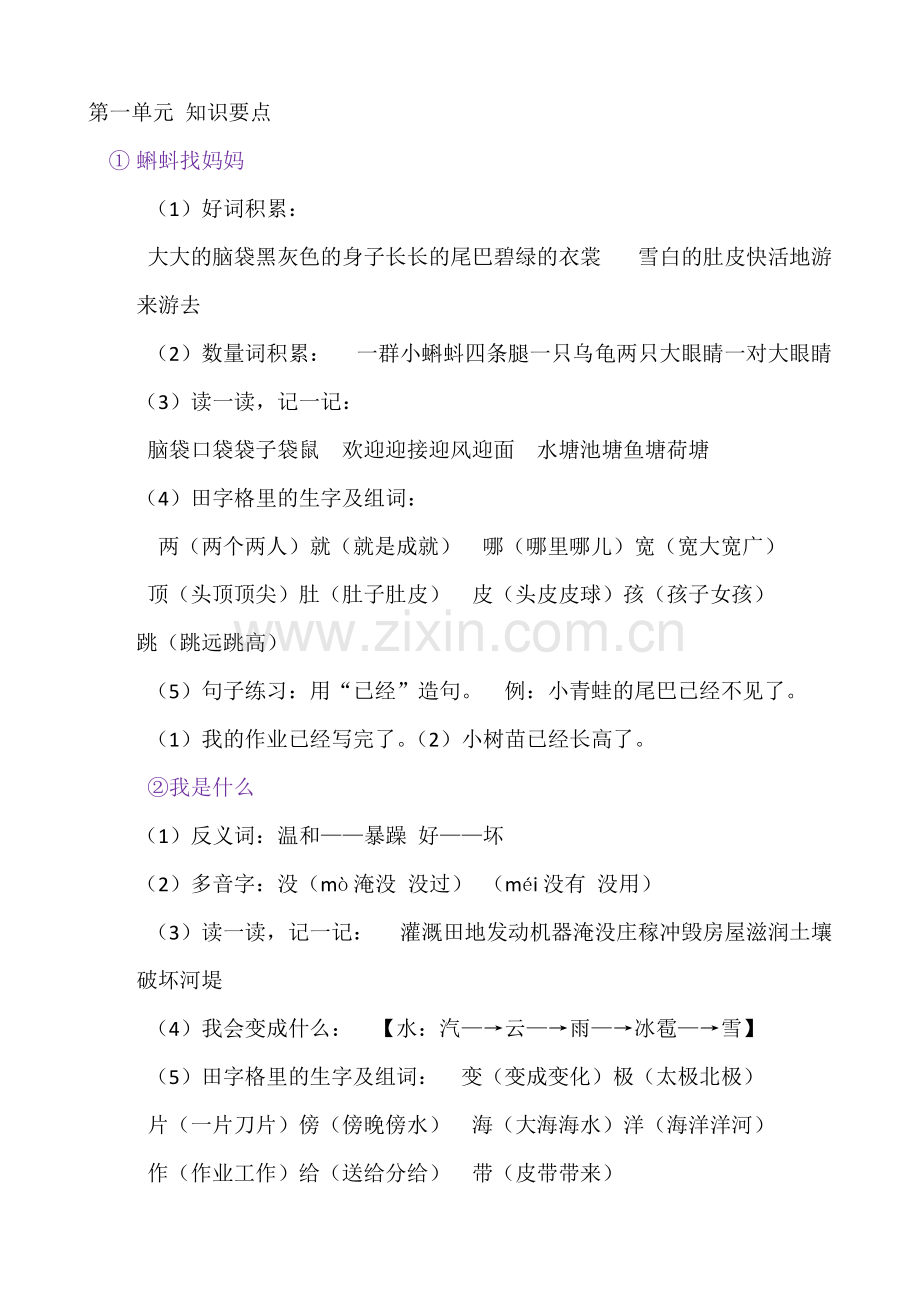 二年级语文知识点.pdf_第1页