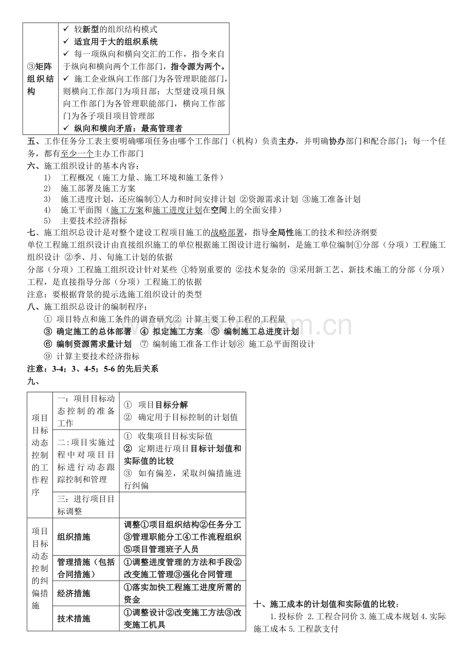 二级建造师考试重点施工管理.doc_第2页