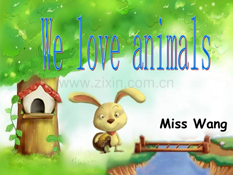 PEP小学英语三年级上册iloveanimals.pptx_第1页