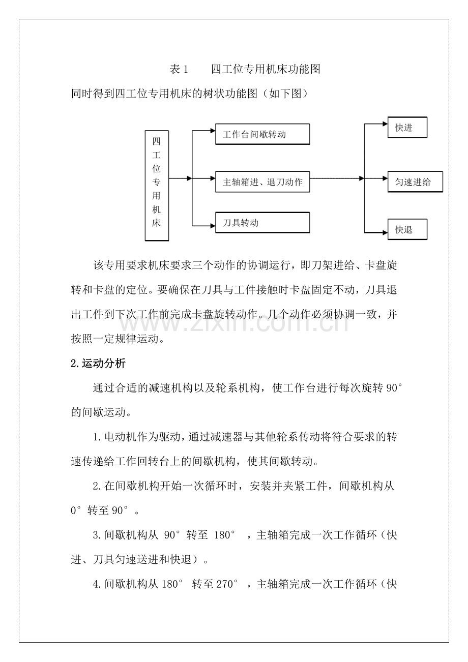 工位专用机床机械原理课程设计.docx_第3页