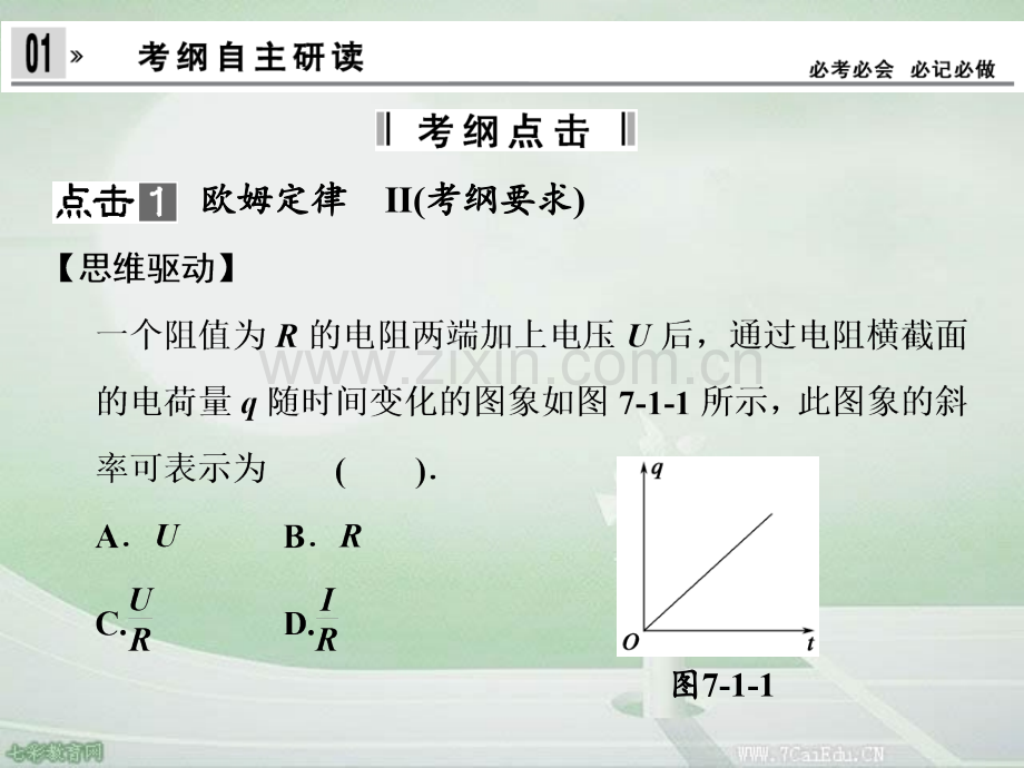 高考物理一轮复习欧姆定律电阻定律.ppt_第2页