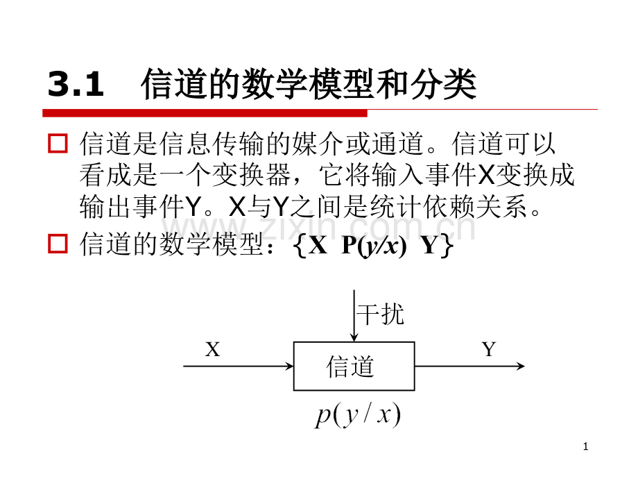 第3章3132信道模型信道容量.pptx_第1页