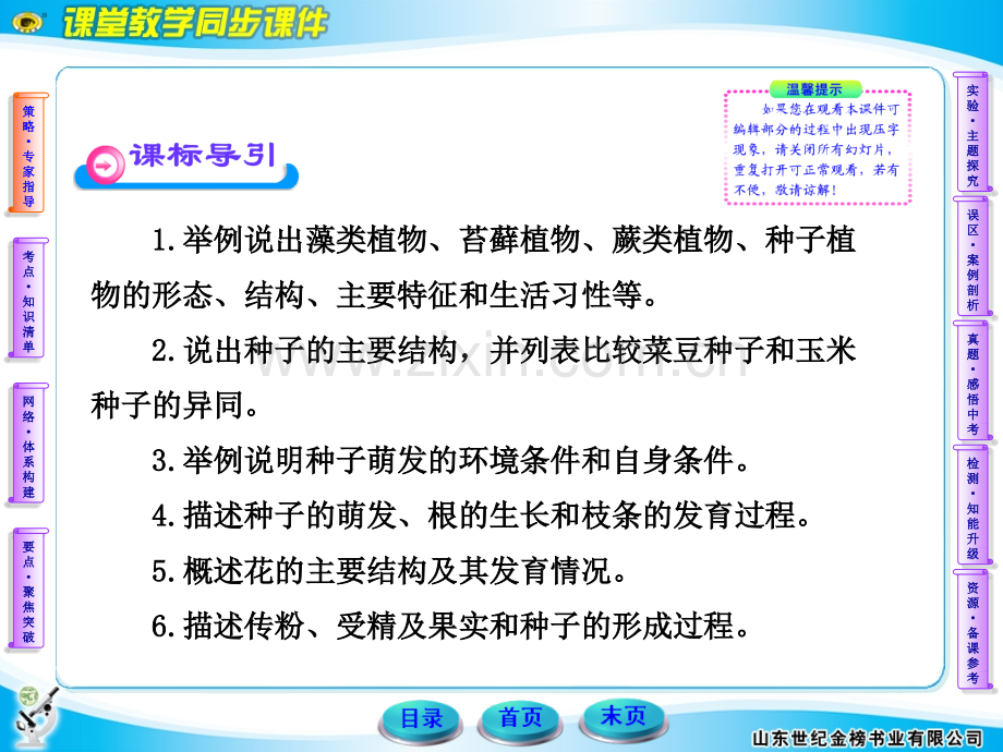 初中生物--中考复习--人教版---七上----生物圈有哪些绿色植物--被子植物的一生.pptx_第3页