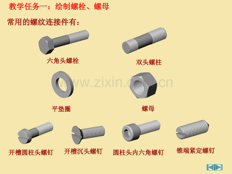 5标准件和常用件汇总.pptx_第3页