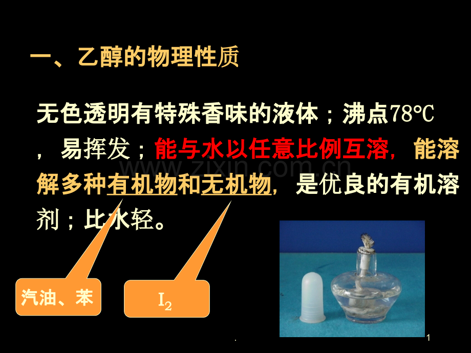 人教版化学必修二第三章第三节-生活中两种常见的有机物第课时乙醇.ppt_第1页