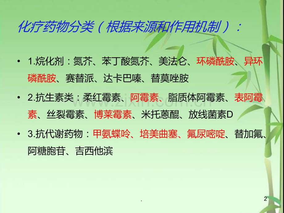 化疗药物分类及作用机制PPT课件.ppt_第2页