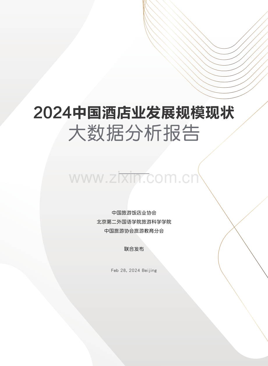 2024中国酒店业发展规模现状大数据分析报告.pdf_第1页