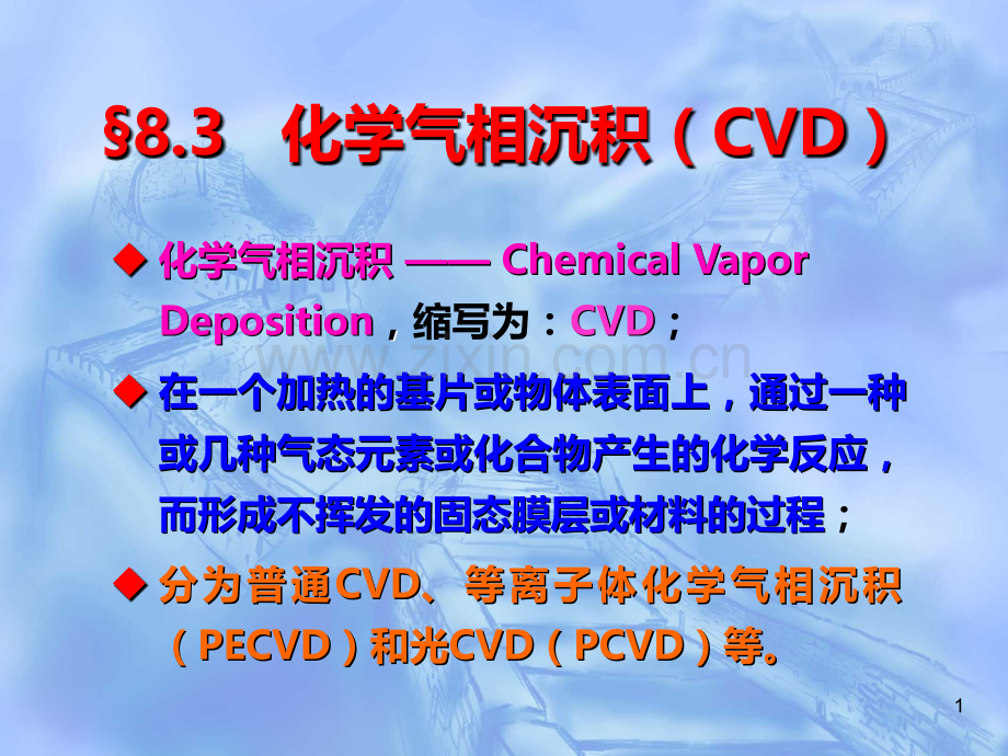 化学气相沉积CVD.ppt_第1页