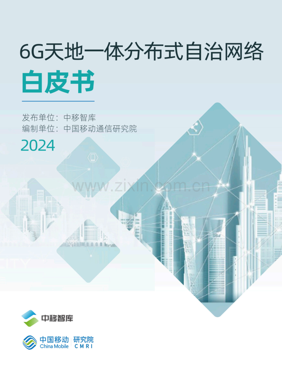 2024年6G天地一体分布式自治网络白皮书-.pdf_第1页