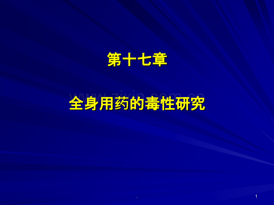 全身用药的毒性研究.ppt_第1页