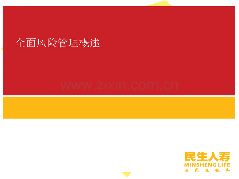 全面风险管理培训课件.ppt_第1页